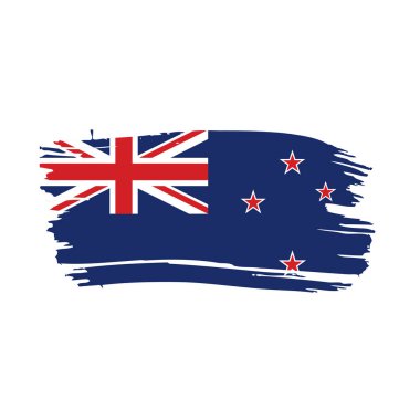 Yeni Zelanda bayrağı, vektör çizim