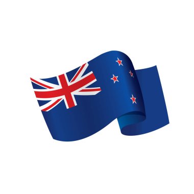 Yeni Zelanda bayrağı, vektör çizim