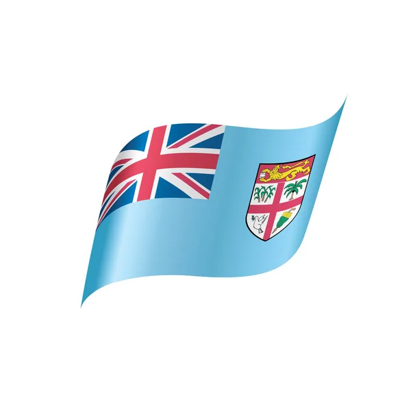 De vlag van Fiji, vectorillustratie — Stockvector