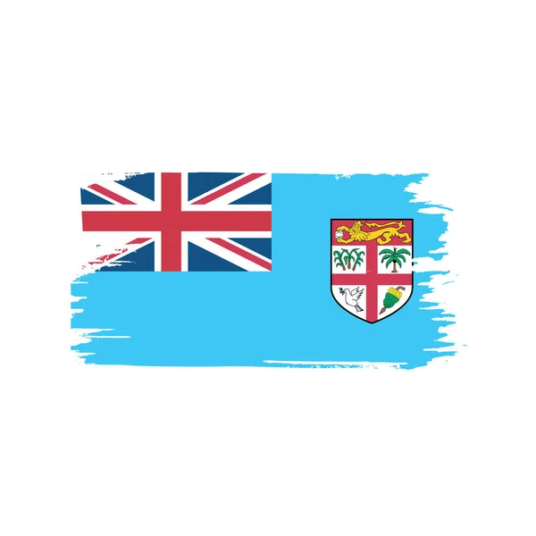 Vlajka Fidži, vektorové ilustrace — Stockový vektor