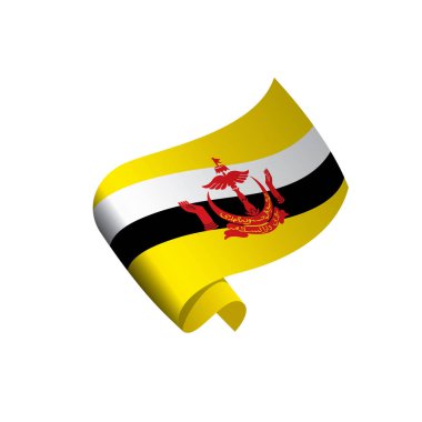 bayrak, beyaz bir arka plan üzerinde vektör çizim