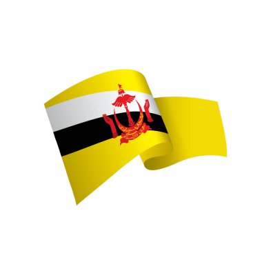 bayrak, beyaz bir arka plan üzerinde vektör çizim