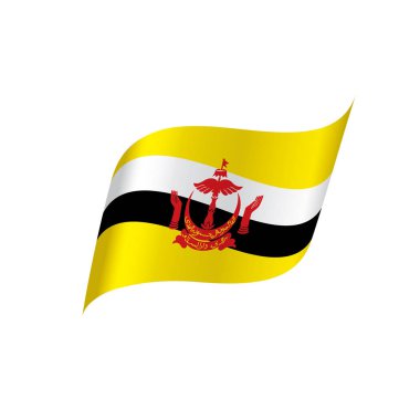 bayrak, beyaz bir arka plan üzerinde vektör çizim