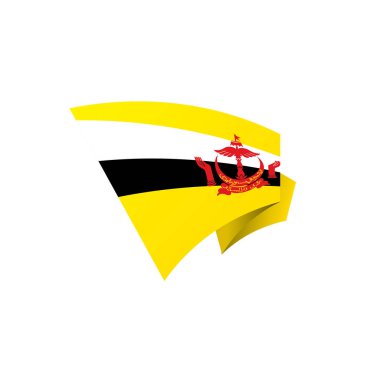 bayrak, beyaz bir arka plan üzerinde vektör çizim