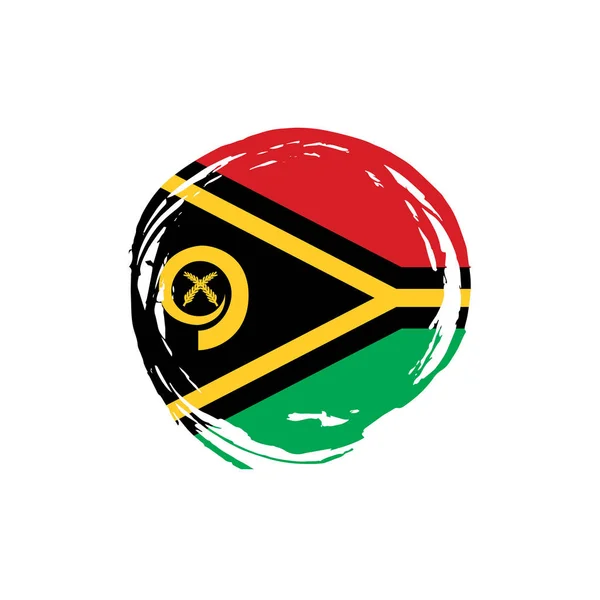 Vanuatu zászló, vektoros illusztráció — Stock Vector