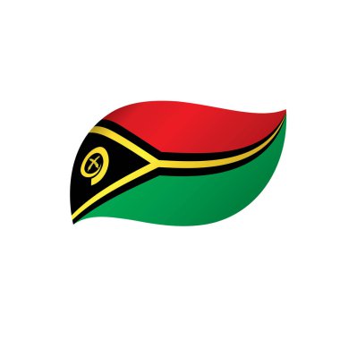 Vanuatu bayrağını, vektör çizim