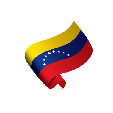 Venezuela bayrağı, vektör illüstrasyonu