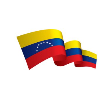 Venezuela bayrağı, vektör illüstrasyonu
