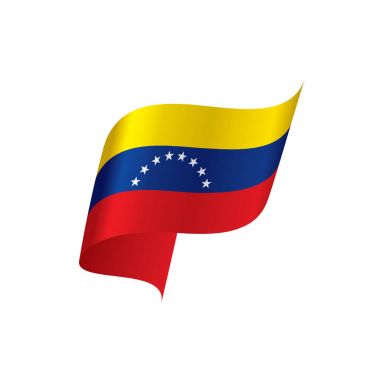 Venezuela bayrağı, vektör illüstrasyonu