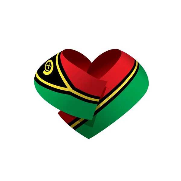Bandera de Vanuatu, ilustración vectorial — Archivo Imágenes Vectoriales
