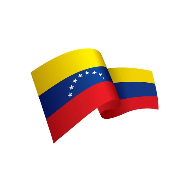 Venezuela bayrağı, vektör illüstrasyonu — Stok Vektör