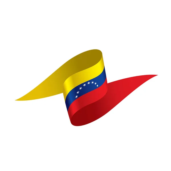 Bandera de Venezuela, vector de ilustración — Archivo Imágenes Vectoriales