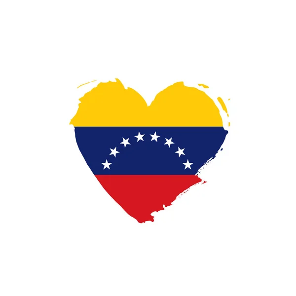 Venezuela flagga, vektor illustration — Stock vektor