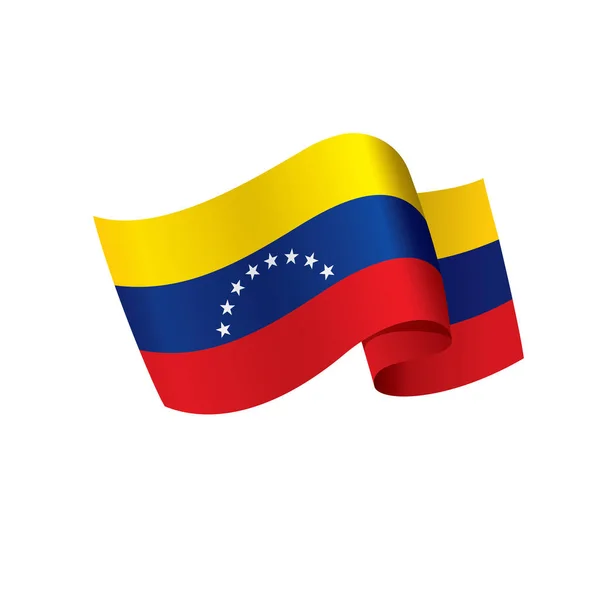 Флаг Венесуэлы, векторная иллюстрация — стоковый вектор