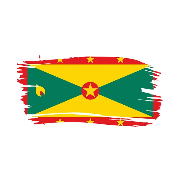 グレナダの旗、ベクトル イラスト — ストックベクタ