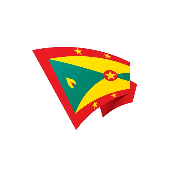 Flaga Grenady, ilustracji wektorowych — Wektor stockowy