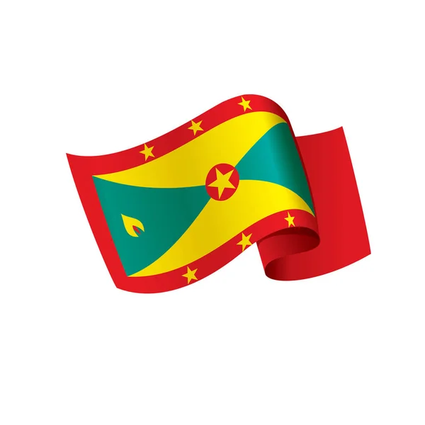 グレナダの旗、ベクトル イラスト — ストックベクタ