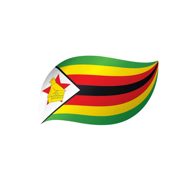Флаг Зимбабве, векторная иллюстрация — стоковый вектор