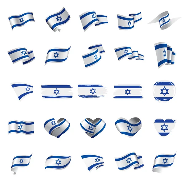 Flaga izraelska, ilustracja wektora — Wektor stockowy