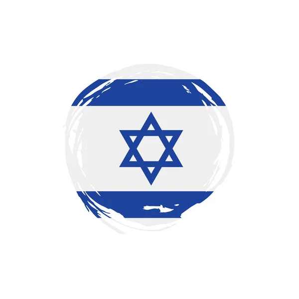 Israel flag, vector illustration — Stock Vector