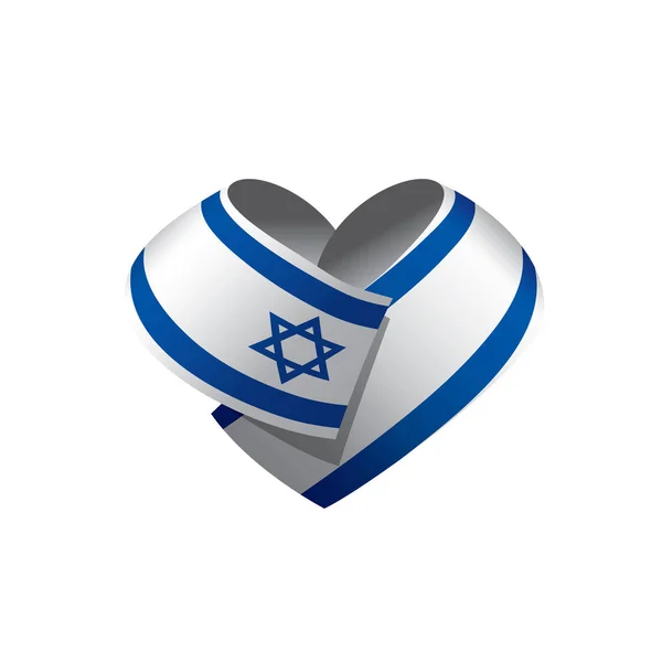 Israelflagga, vektorillustration — Stock vektor