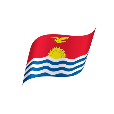 Kiribati bayrak, vektör çizim