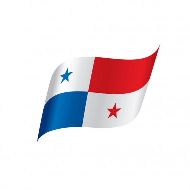 Panama bayrak, vektör çizim