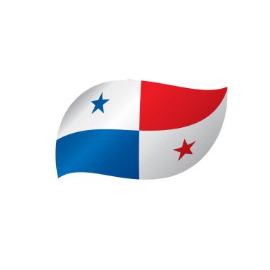 Panama bayrak, vektör çizim
