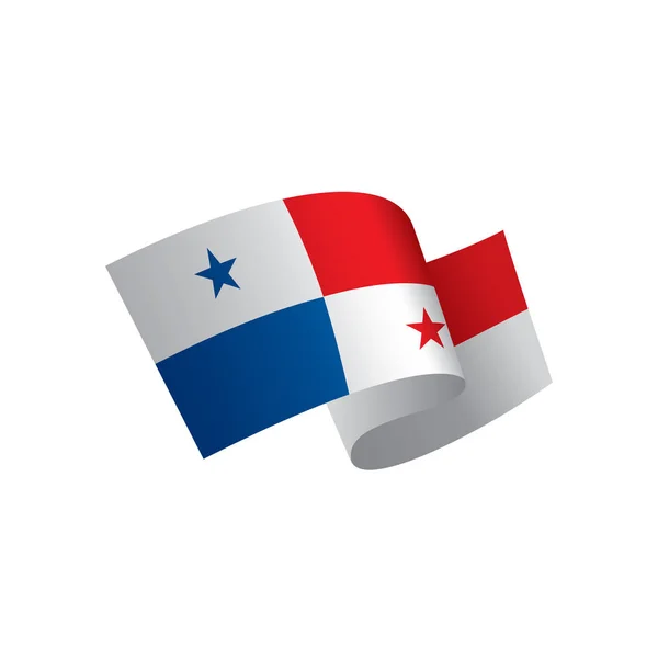 Panama flag, vector illustration — Stock Vector