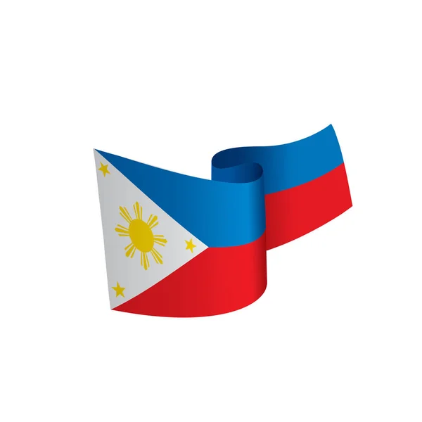 Bandeira das Filipinas, ilustração vetorial —  Vetores de Stock