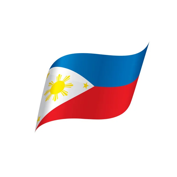 Bandeira das Filipinas, ilustração vetorial — Vetor de Stock