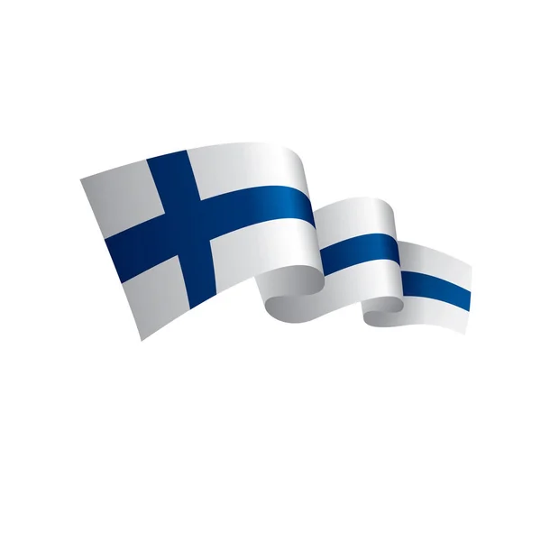Bandeira da Finlândia, ilustração vetorial —  Vetores de Stock