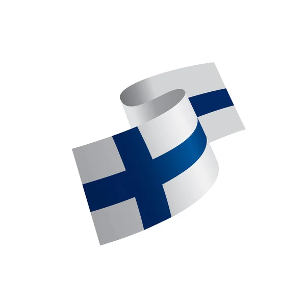 Flaga Finlandii, ilustracja wektora — Wektor stockowy