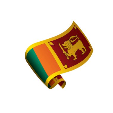 Sri Lanka bayrağı, vektör çizim