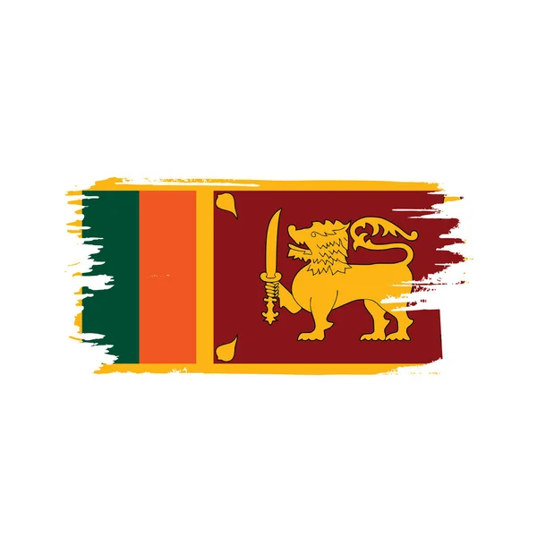 スリランカの旗、ベクトル イラスト — ストックベクタ