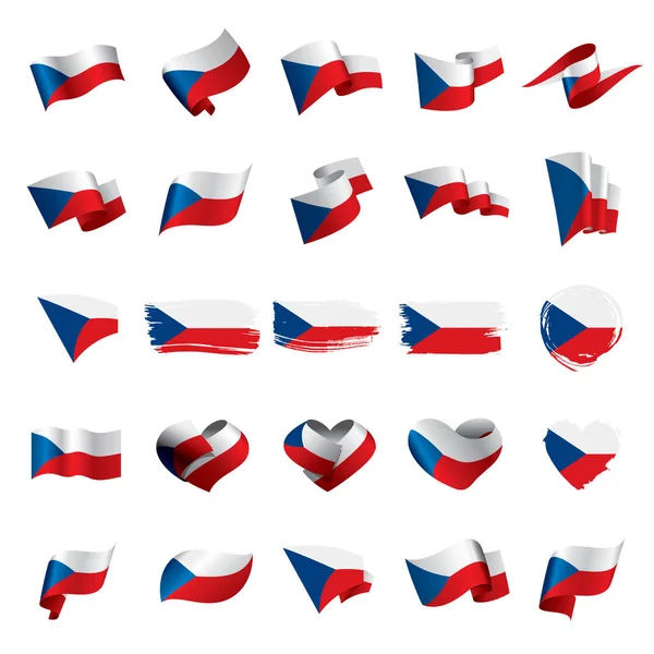 Σημαία Τσεχίας, εικονογράφηση διάνυσμα — Διανυσματικό Αρχείο