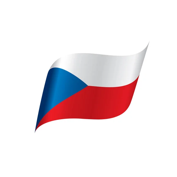 Flaga Czechy, ilustracji wektorowych — Wektor stockowy