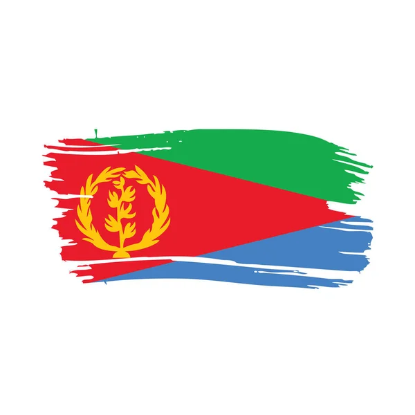 Bandera de Eritrea, ilustración vectorial — Archivo Imágenes Vectoriales