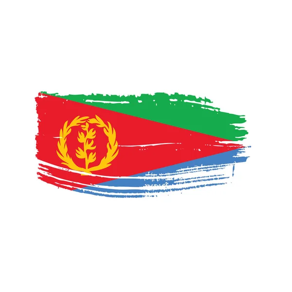 Σημαία της Ερυθραίας, εικονογράφηση διάνυσμα — Διανυσματικό Αρχείο