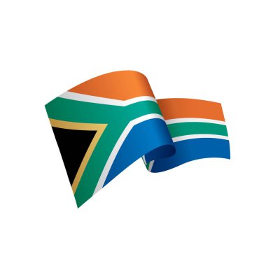 Güney Afrika bayrak, vektör çizim