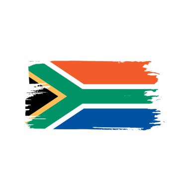 Güney Afrika bayrak, vektör çizim