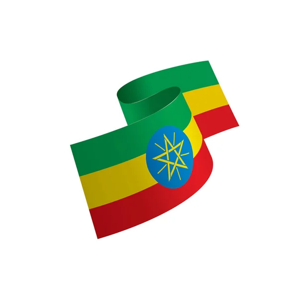 Прапор Ефіопії, Векторні ілюстрації — стоковий вектор