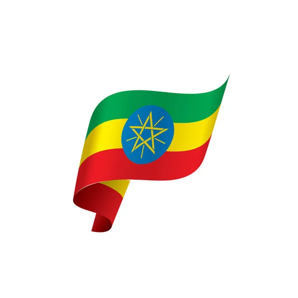 Σημαία της Αιθιοπίας, εικονογράφηση διάνυσμα — Διανυσματικό Αρχείο