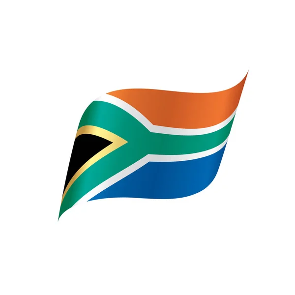 Vlag van Zuid-Afrika, vectorillustratie — Stockvector