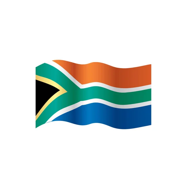 Bandera de Sudáfrica, ilustración vectorial — Vector de stock