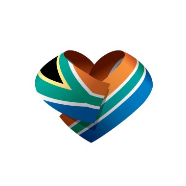 Güney Afrika bayrak, vektör çizim