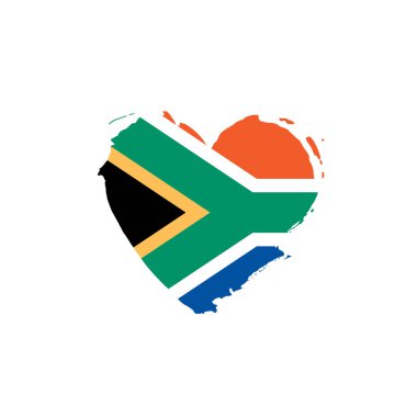 Güney Afrika bayrak, vektör çizim