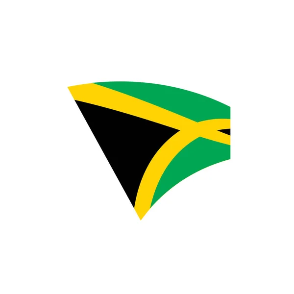Bandeira da Jamaica, ilustração vetorial — Vetor de Stock