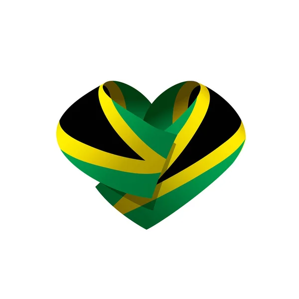 Jamaica flag, vektorillustration — Stockvektor