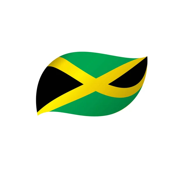 Σημαία Τζαμάικα, διανυσματική απεικόνιση — Διανυσματικό Αρχείο